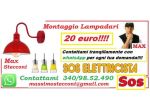 Montaggio plafoniere e lampadari Roma Aventino
