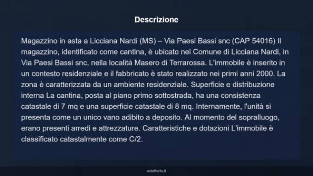 Immobile in asta di 8 m² in vendita a Licciana Nardi - Foto 7