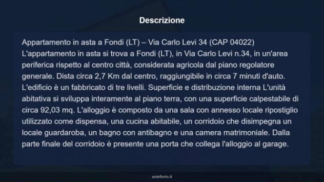Immobile in asta di 92 m², box auto in vendita a Fondi - Foto 17