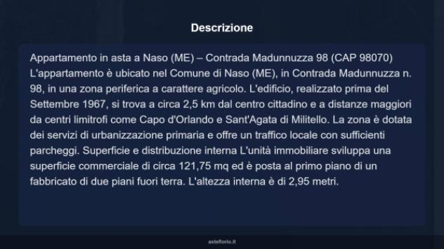 Immobile in asta di 121 m² in vendita a Naso - Foto 9