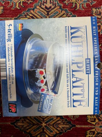Piatto torta refrigerato con ghiaccioli – con coperchio trasparente – nuovo - Foto 7
