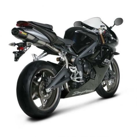 Terminale per Triumph Daytona 675 Mivv Oval Akrapovic Slip on Gpr Deptone - Foto 2