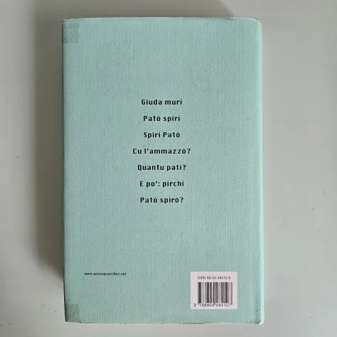 La Scomparsa di Patò - Andrea Camilleri - Mondadori - 2000 - TRACCIATA! - Foto 4