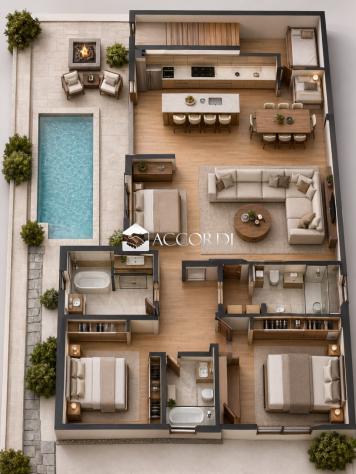 RIF.LLA10 - TRILOCALE CON GIARDINO NUOVA COSTRUZIONE IN ZONA CENTRALISSIMA DI ABANO - Foto 10