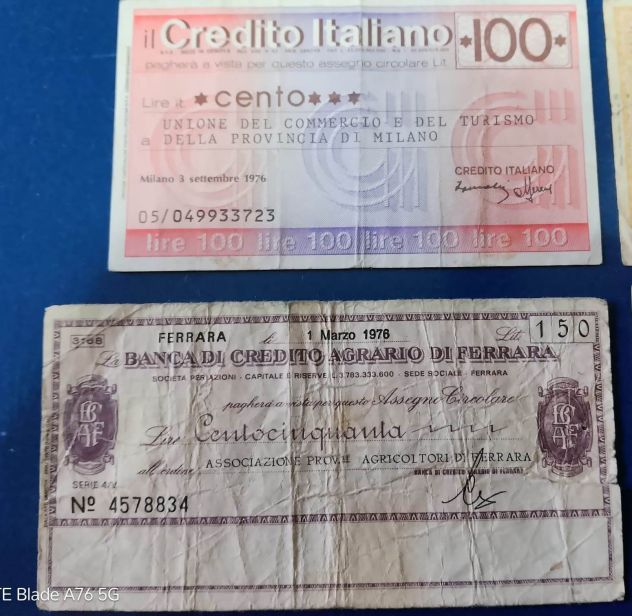 4 miniassegni-italia 1970+1 buono comune di trieste da 20 cent. - Foto 2