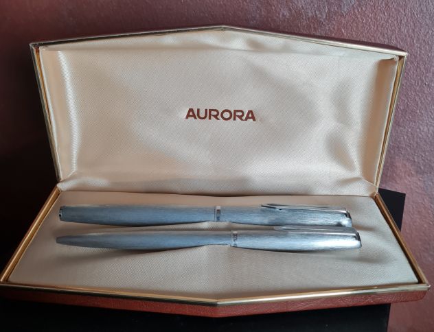 Parure  AURORA modello 98 vintage  penna stilografica e sfera - Foto 2