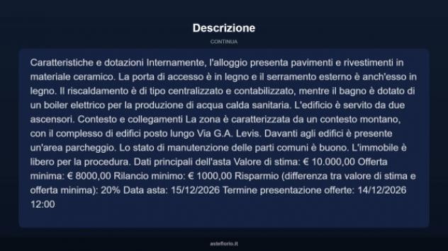 Immobile in asta di 35 m² in vendita a Chiomonte - Foto 15