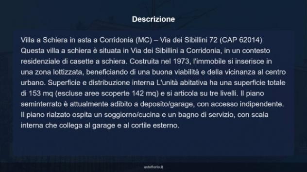 Immobile in asta di 153 m² con più di 5 locali e box auto in vendita a Corridonia - Foto 16