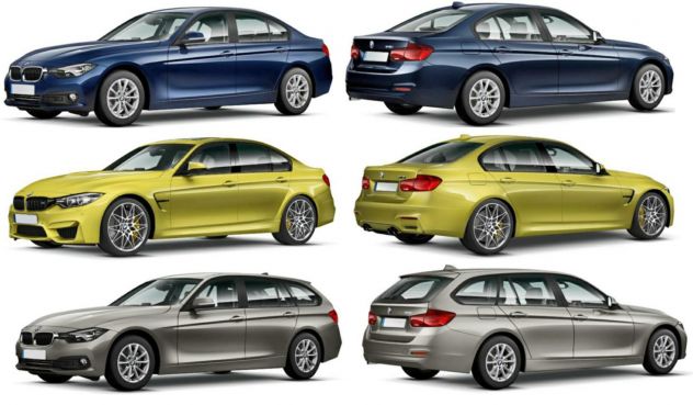 MUSATA FRONTALE COMPLETO BMW SERIE 3 F30 DAL 2015 IN POI