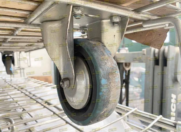 Ceste o contenitori retati con ruote - carrelli usati - Foto 2