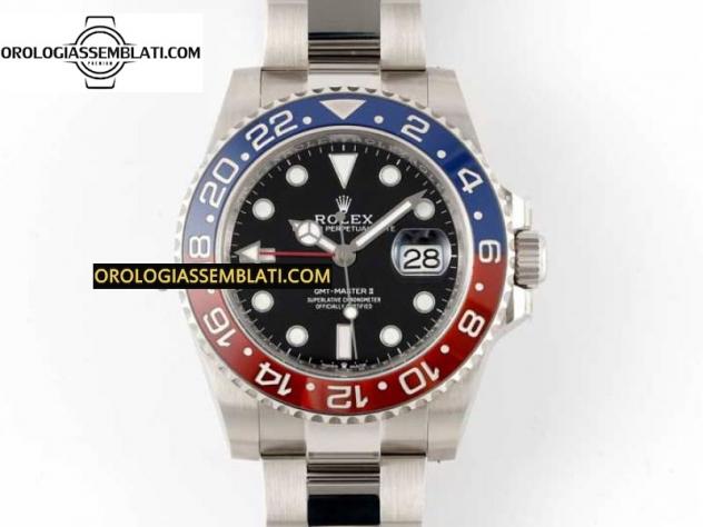 Rolex Replica GMT-MASTER II 126710 CERAMICA BLU/ROSSA MIGLIOR EDIZIONE SUL BRACCIALE OYSTER 3285