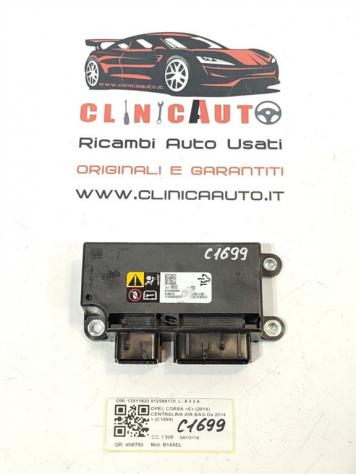 CENTRALINA AIRBAG OPEL Corsa E 3° Serie 13511833 812586170 B14XER (15)