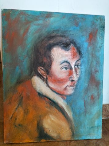 Quadro di Natale Autelitano 40 x 50 tecnica mista ritratto - Foto 6