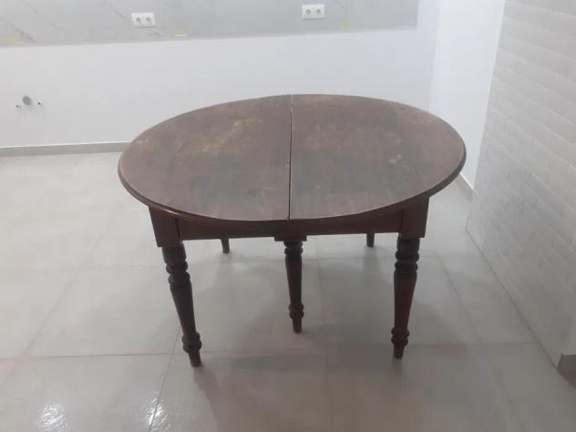 Tavolo rotondo antico allungabile 3 metri - Foto 5