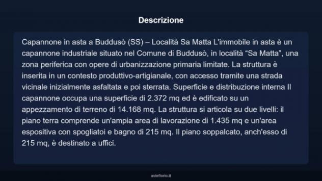 Immobile in asta di 2372 m² in vendita a Buddusò - Foto 8