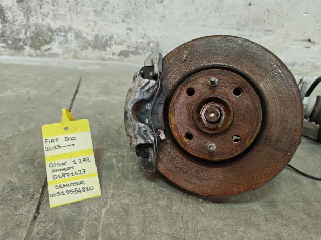 MONTANTE SOSPENSIONE ANT. SX FIAT 500 Serie 00519554810 51871427 (15) - Foto 3