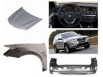 Bmw X3 frontale F25 cofano fanale kit airbag parafango ossatura 10>14