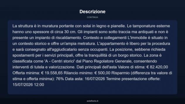 Immobile in asta di 214 m² con più di 5 locali in vendita a Gualdo Tadino - Foto 13