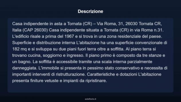 Immobile in asta di 182 m² con più di 5 locali in vendita a Tornata - Foto 17