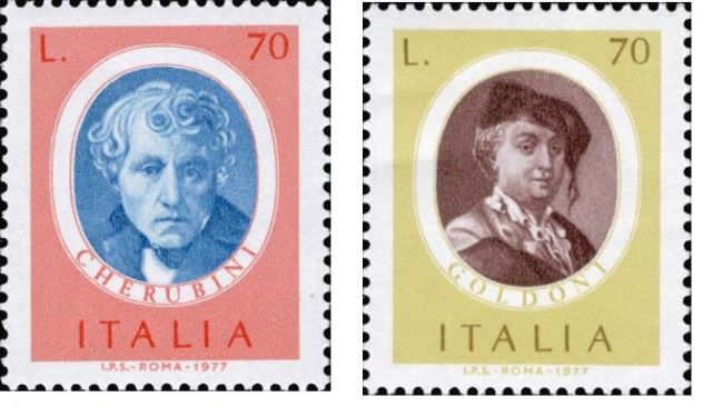 ITALIA francobolli serie: UOMINI ILLUSTRI - Foto 4