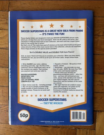 Album Panini Soccer Superstars vuoto - Foto 2