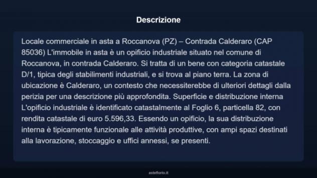 Immobile in asta di 3000 m² in vendita a Roccanova - Foto 4