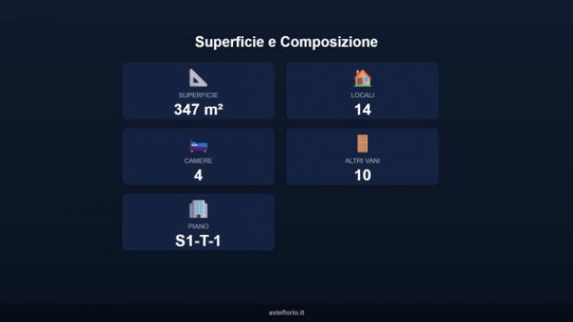Immobile in asta di 347 m² con più di 5 locali in vendita a Monte Cerignone - Foto 4