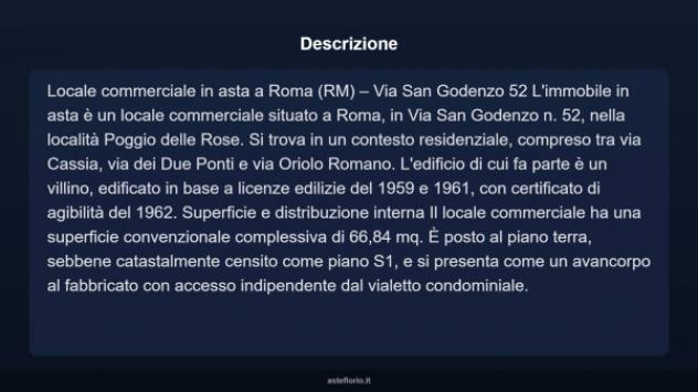 Immobile in asta di 67 m² in vendita a Roma - Foto 4
