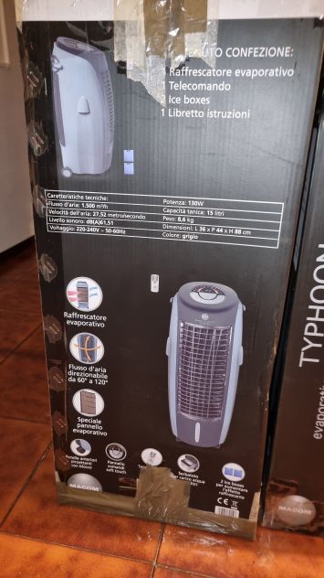 Raffrescatore Ventilatore Macom Typhoon Aria Acqua Disponibile per acquisto - Foto 4