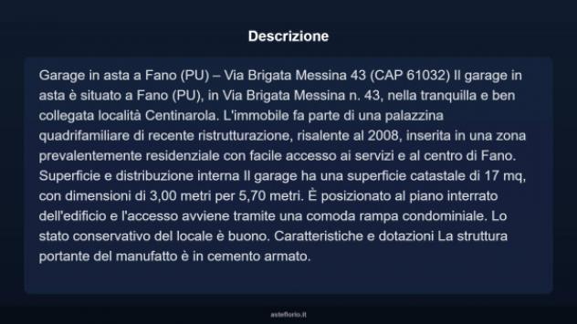 Immobile in asta di 17 m² in vendita a Fano - Foto 9