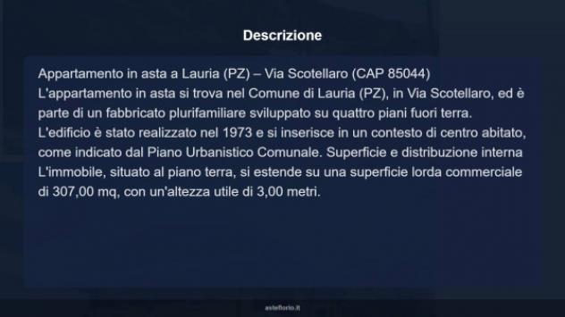 Immobile in asta di 307 m² con più di 5 locali in vendita a Lauria - Foto 17