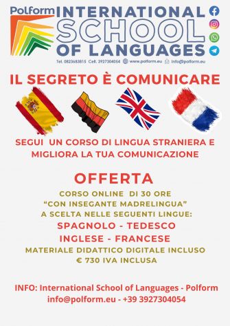 ONLINE CORSI DI LINGUA STRANIERA SPAGNOLO, FRANCESE, TEDESCO