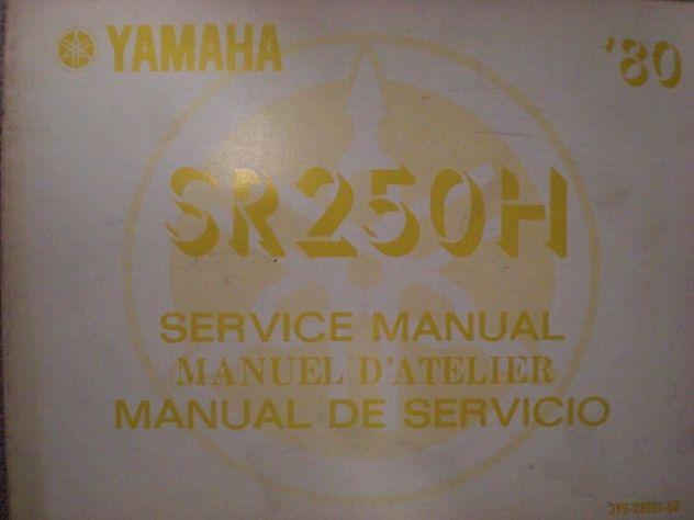 Yamaha IT 465 XJ 600 XV 1000 ecc manuali officina originali A4, uso manutenzione - Foto 8