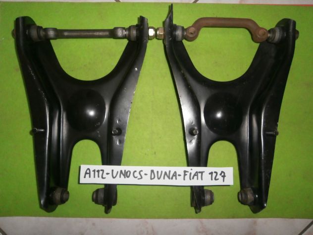 COPPIA BRACCI SOSPENS. POSTERIORI FIAT 127 A112 FIAT DUNA FIAT UNO CS 127 BRASIL - Foto 2