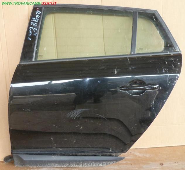 PORTA POST.S. NERO MET CON ALZ.  Carrozzeria  Lamierati esterni  Porte  Porta post. sx. RENAULT - MEGANE Sportour - 01-07-2009 - 01-04-2012