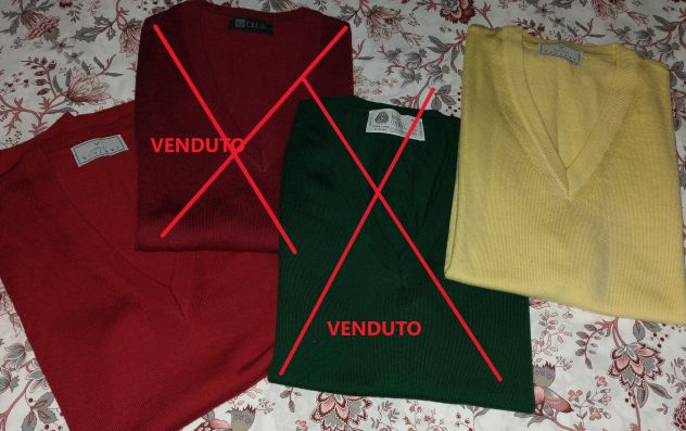 GILET DA UOMO IN PURA LANA VARI COLORI - Foto 2