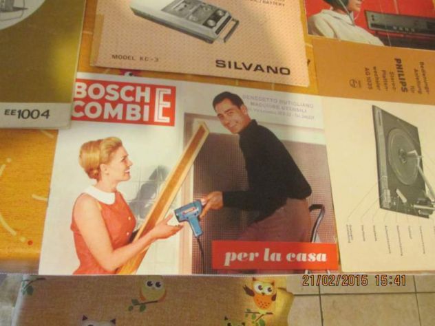 Cartaceo di istruzioni oggetti anni 50/60 - Foto 3