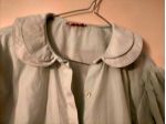Camicia tg M verde doppio colletto spalle con rigonfiamento