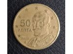 Moneta 50 eurocent Grecia 2002