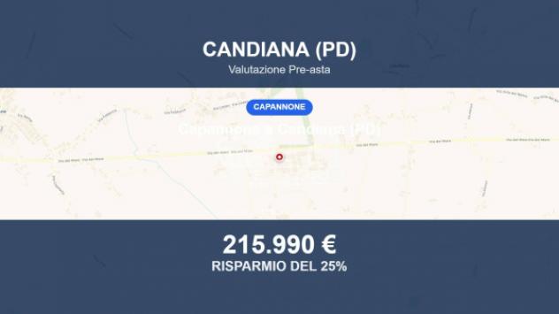 Immobile in asta di 764 m² in vendita a Candiana