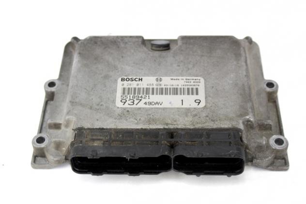55189421 CENTRALINA INIEZIONE MOTORE ALFA ROMEO 147 1.9 D 85KW 5M 5P (2003) RICAMBIO USATO 0281011488