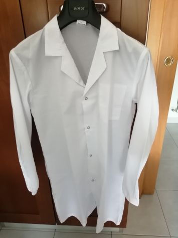 Camice Leggero Medico bottoni a press elastico polsi UNISEX Tasca interna TG48 - Foto 5
