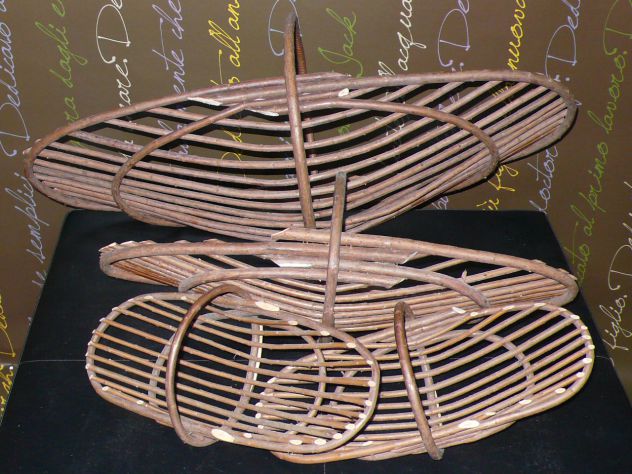 Etnico cesti legno rattan - Foto 9