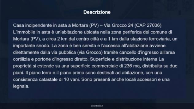 Immobile in asta di 236 m² con più di 5 locali in vendita a Mortara - Foto 17