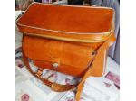 borsa foto in pelle  con scomparti