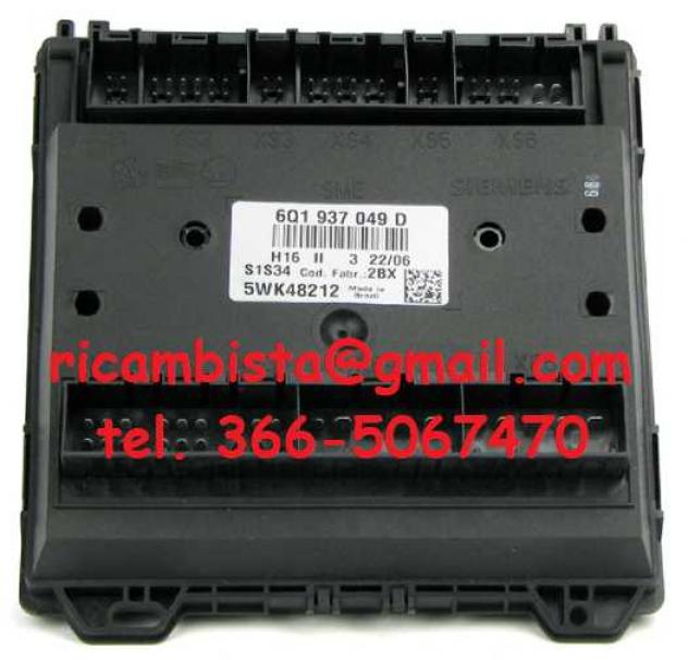 6Q1937049D Seat-Ibiza body computer Siemens 5WK48212