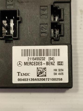 CENTRALINA MODULO DI CONTROLLO MERCEDES Classe C Berlina W203 2115455232 648961 diesel 3222 (0004) - Foto 2