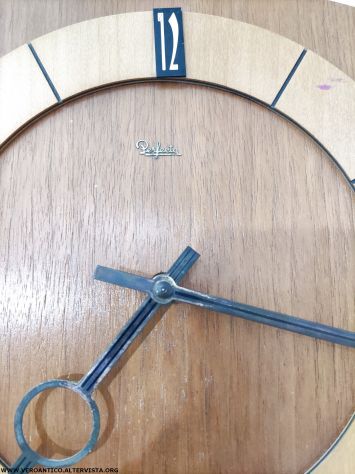 176246 Antico orologio da parete a due pesi - Foto 8
