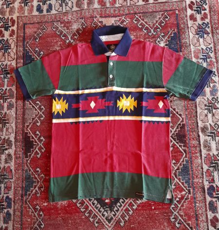 Johnny Lambs polo aztec anni 90