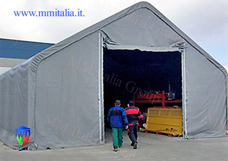 Tendoni Tunnel per Stoccaggio merci, cereali, agricoltura,Edilizia